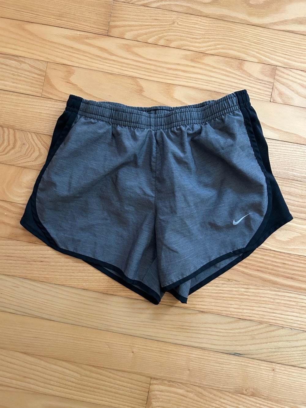 Nike Girls’ Gray and Black Athletic Shorts